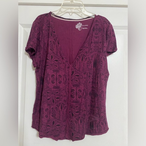 Anthropologie Pilcro Short Sleeve Blouse - Picture 1 of 3